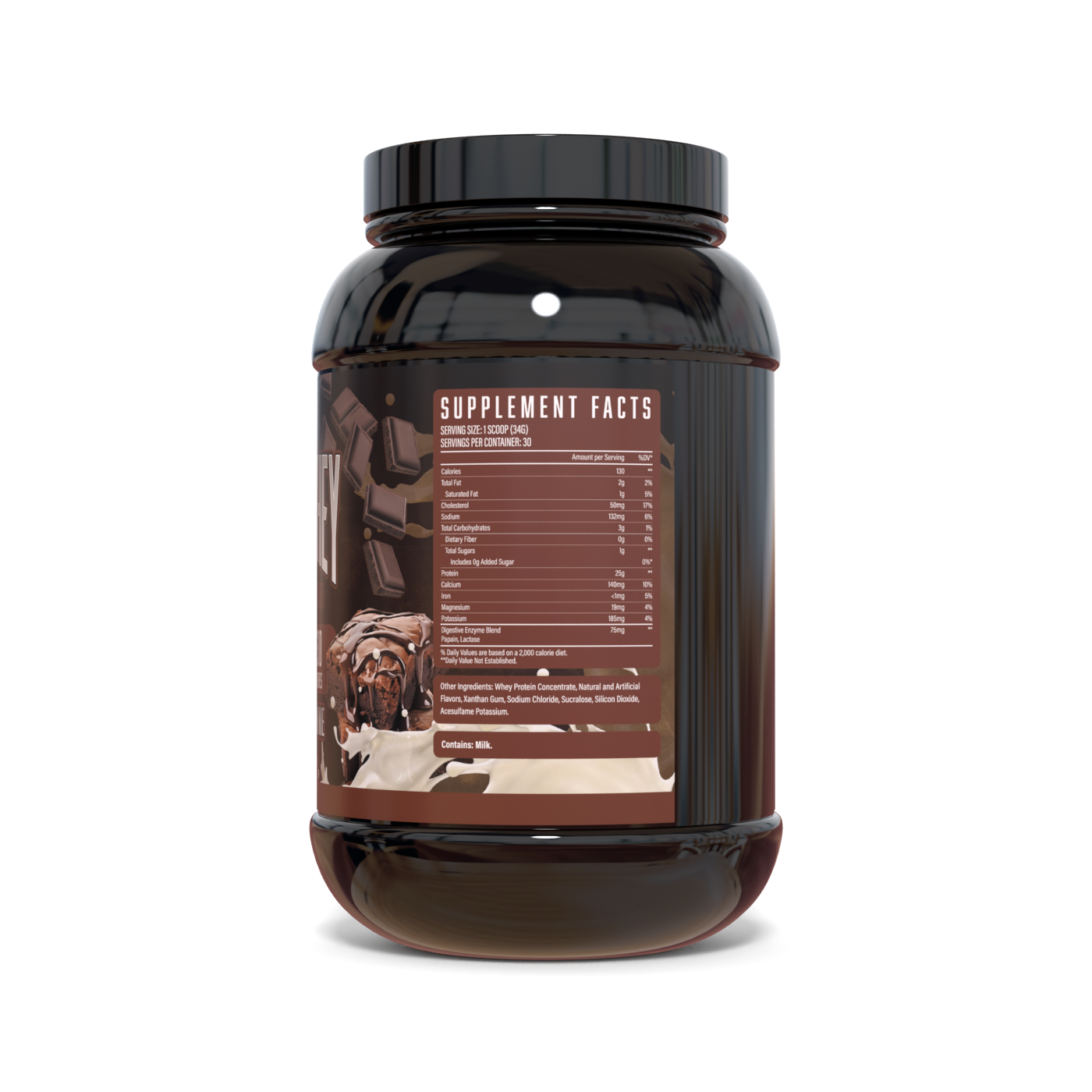 Chocolate Brownie Supplement Facts