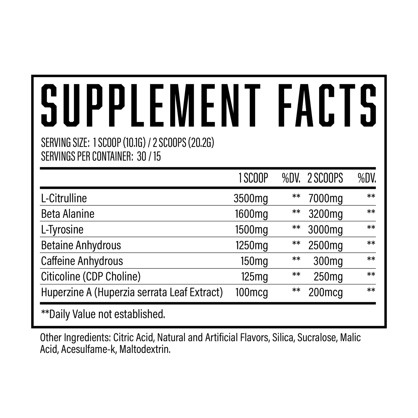 Supplement Facts
