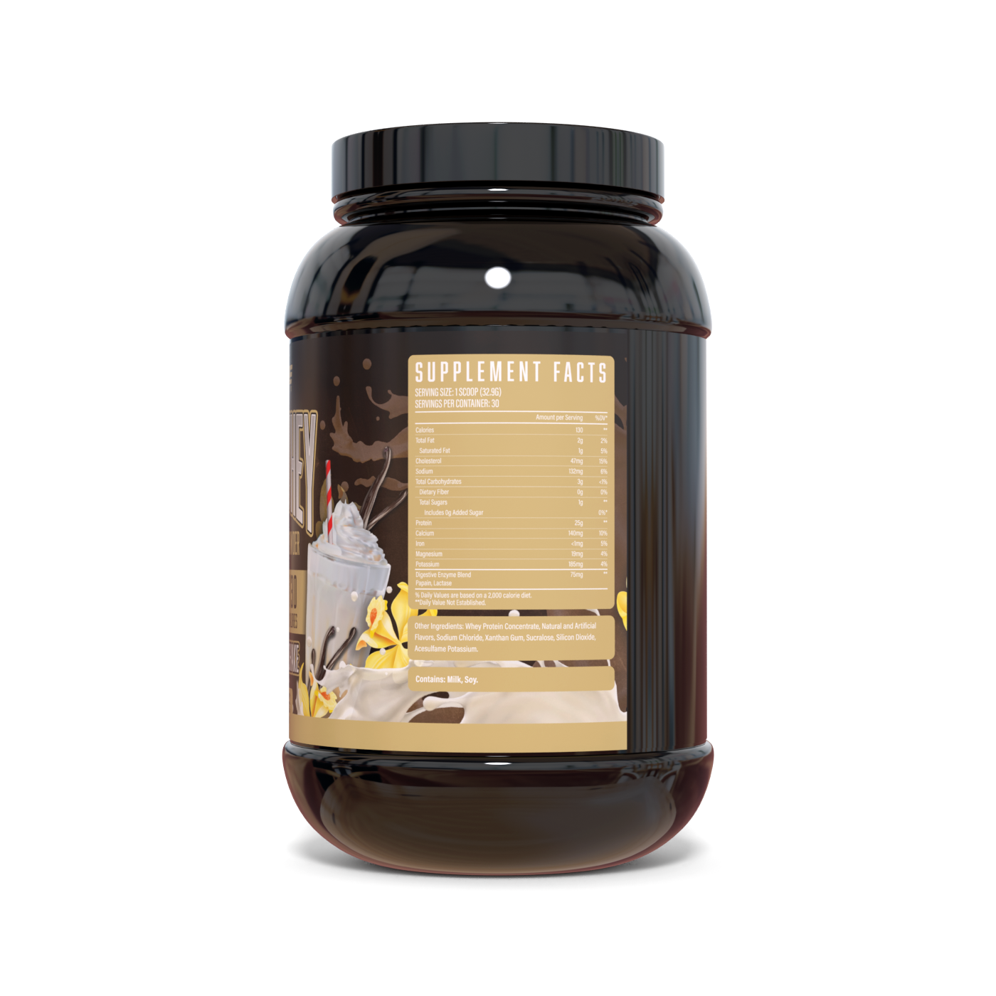 Vanilla Milkshake Supplement Facts