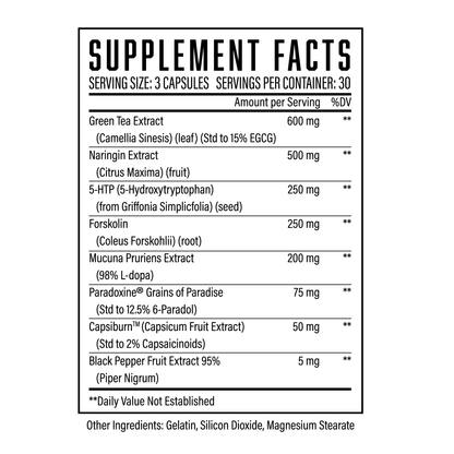 Exterminate supplement facts